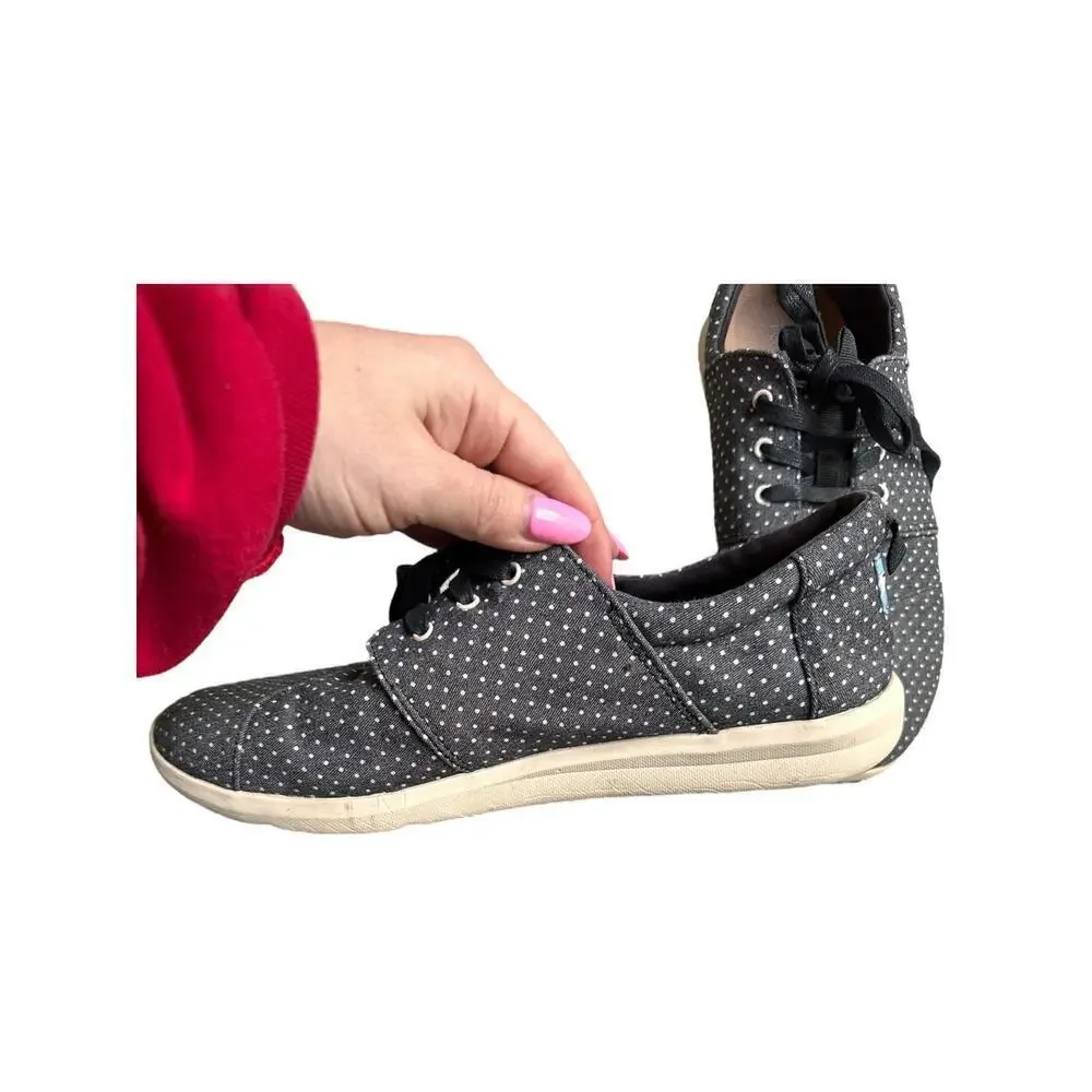 TOMS Women’s Size 11 / Men’s 9 Polka Dot Lace-Up Sneakers
